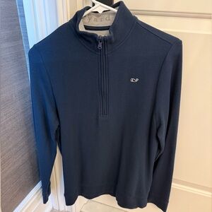 Vineyard Vines kids navy Zip-Up top